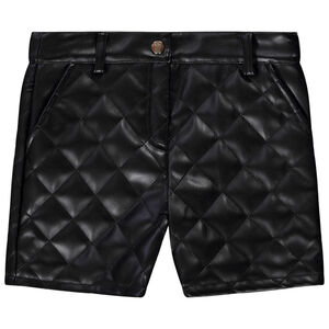 Short de similicuir con efecto acolchado para niña  Main Short de similicuir con efecto acolchado para niña