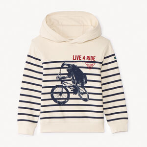 Sudadera de felpa con diseño marinero para niño 