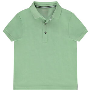 Polo liso de manga corta para niño 