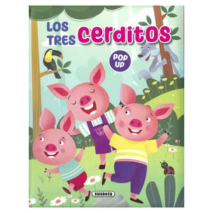 Libro Actividades y 500 pegatinas Los tres cerditos +4años 