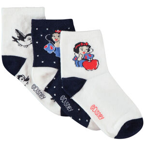 Pack de 3 pares de calcetines Blancanieves Disney niña 