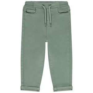 Vaqueros con cintura elástica y bolsillo lúdico para bebé niño 