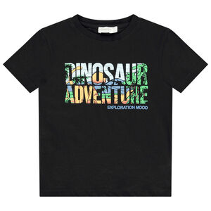 Camiseta de manga corta con motivo de dinosaurio para niño 