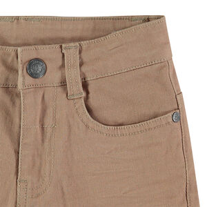 Pantalón slim de twill con efecto arrugado niño 