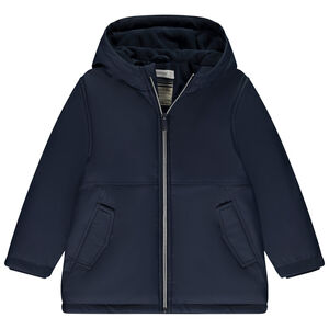 Parka de goma con forro micropolar para niño 