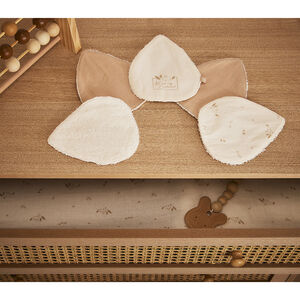 Pack de 5 toallitas lavables multifuncionales para bebé 
