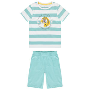 Pijama corto de camiseta + short niño 