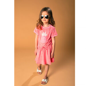 Robe de plage en éponge pour fille Main Robe de plage en éponge pour fille