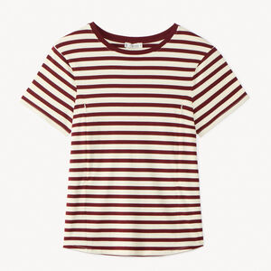 Camiseta de manga corta de lactancia para mujer 