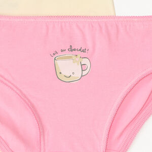 Conjunto de 7 bragas con estampados kawaii niña 