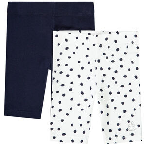 Pack de 2 corsarios lisos con logo estampado 