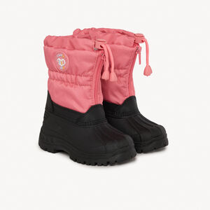 Après-ski zippés bicolores à badge gomme pour fille  Main Après-ski zippés bicolores à badge gomme pour fille