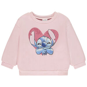 Sudadera oversize con estampado brillante de Stitch Disney para bebé niña Main Sudadera oversize con estampado brillante de Stitch Disney para bebé niña