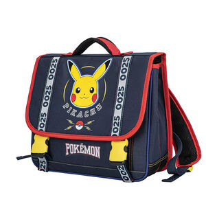 Mochila infantil Pokémon Pikachu 38cm – azul y rojo 