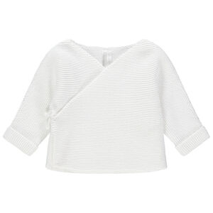 Chaqueta blanca cruzada de punto Main Chaqueta blanca cruzada de punto