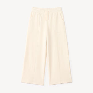 Pantalón de chándal amplio liso para niña 