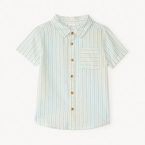Camisa de manga corta a rayas para bebé niño 