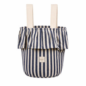 Bolso carrito Basket Stripe - Azul 