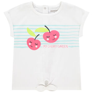 Camiseta manga corta algodón orgánico estampado frutas brillantes Main Camiseta manga corta algodón orgánico estampado frutas brillantes