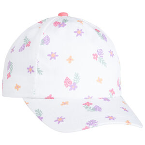 Gorra de bebé con estampado floral 