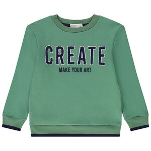 Sudadera de felpa con estampado fantasía para niño 