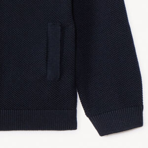 Gilet de punto en chambray para bebé niño 