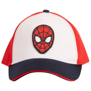 Gorra tricolor con parche de Spider-Man Marvel para niño 