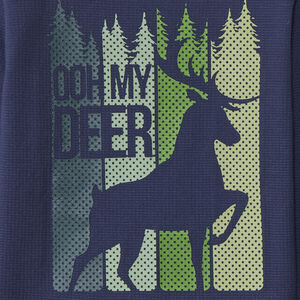 Camiseta de manga larga con estampado animal para niño 