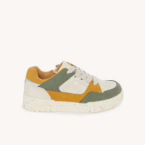 Zapatillas con cremallera y detalles en contraste niño 