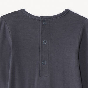 Lote de 3 bodies de manga larga lisos para bebé 