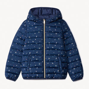 Doudoune matelassée imprimé fleurs pour fille 