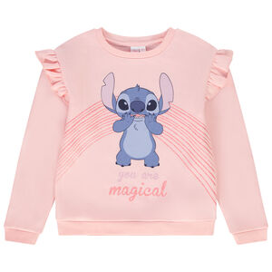 Sudadera de felpa estampada de Stitch Disney para niña Main Sudadera de felpa estampada de Stitch Disney para niña