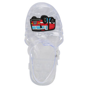 Zapatos de playa transparentes con camión plastificada de la 24 a la 29 