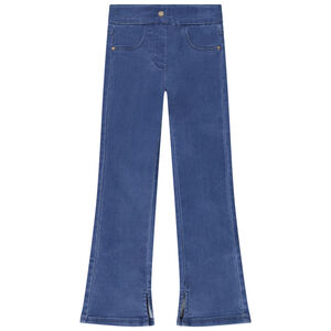 Jeggings acampanados efecto vaquero para niña 