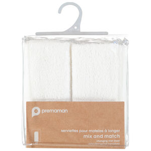 Lote de 2 toallas de rizo para colchón cambiador  Main Lote de 2 toallas de rizo para colchón cambiador