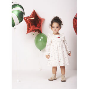 Vestido manga larga estampado fantasía Main Vestido manga larga estampado fantasía