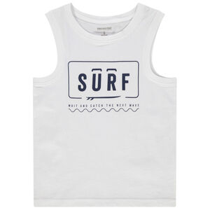 Camiseta sin mangas algodón orgánico con mensaje Main Camiseta sin mangas algodón orgánico con mensaje