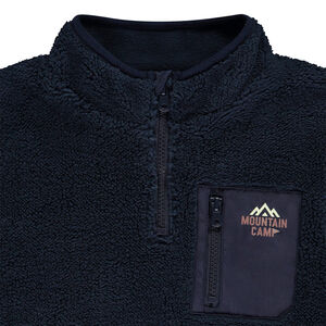 Sudadera de polar con cuello camionero para niño 