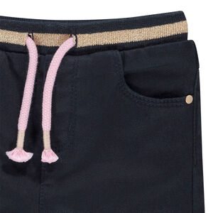 Pantalón de tela suave efecto felpa para bebé niña 