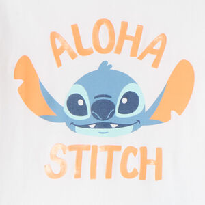 Set de pijama corto de 2 piezas, camiseta + short de Stitch Disney niño. 
