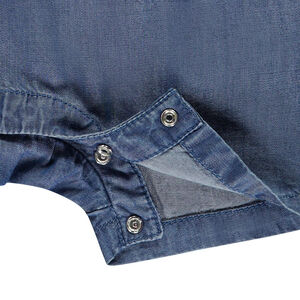 Conjunto de 2 piezas efecto vaquero con gorro para bebé niña  Main Conjunto de 2 piezas efecto vaquero con gorro para bebé niña