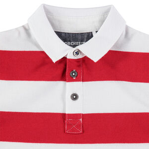 Polo con rayas algodón orgánico 