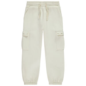Pantalón jogging felpa estilo cargo para niña 