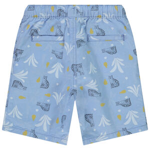 Bermuda estampado felinos para bebé niño 