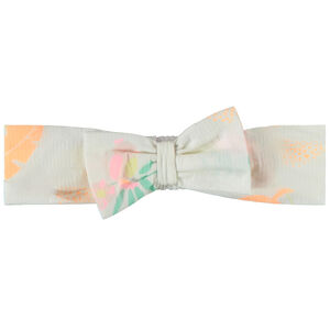 Diadema con nudo estampado de hojas para bebé niña 