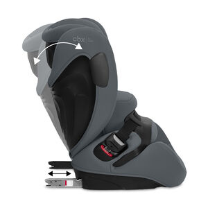 Silla de auto i-Size con escudo Pallas B3 cobblestone grey 