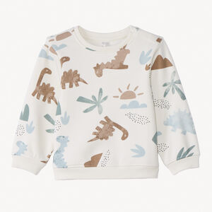 Sudadera de felpa con estampado de dinosaurios para bebé niño 