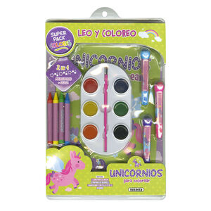Libro para colorear Unicornios +4 años 