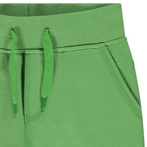 Bermudas de felpa unicolor con cintura elástica niño 