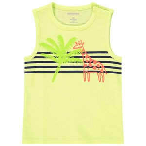 Débardeur en maille print à rayures pour bébé garçon 